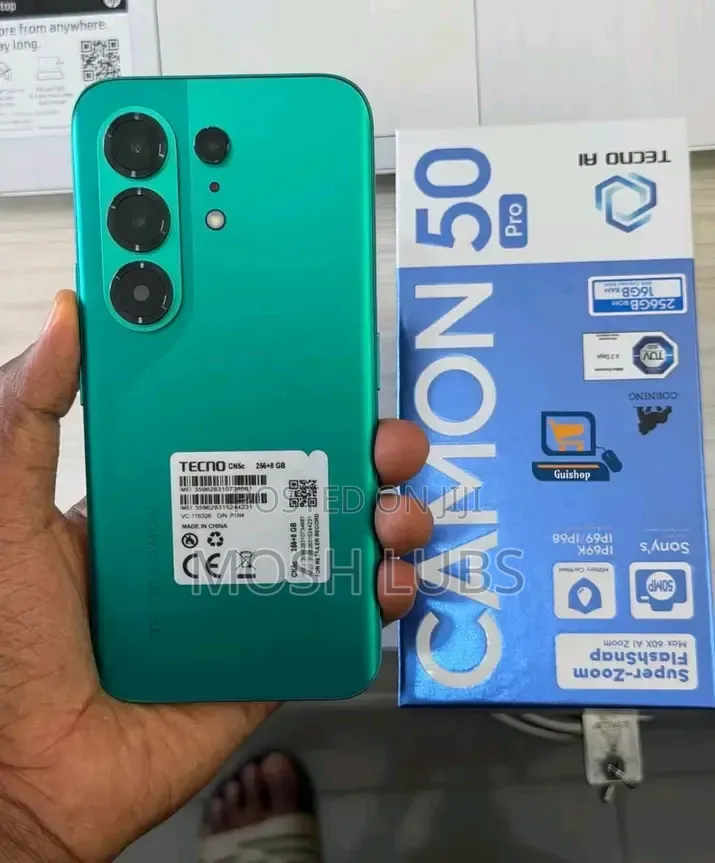New Tecno Camon 50 Pro 256 GB Green