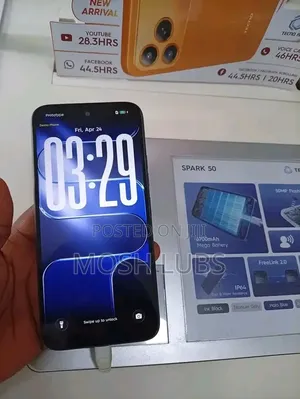 New Tecno Spark 50 128 GB Black
