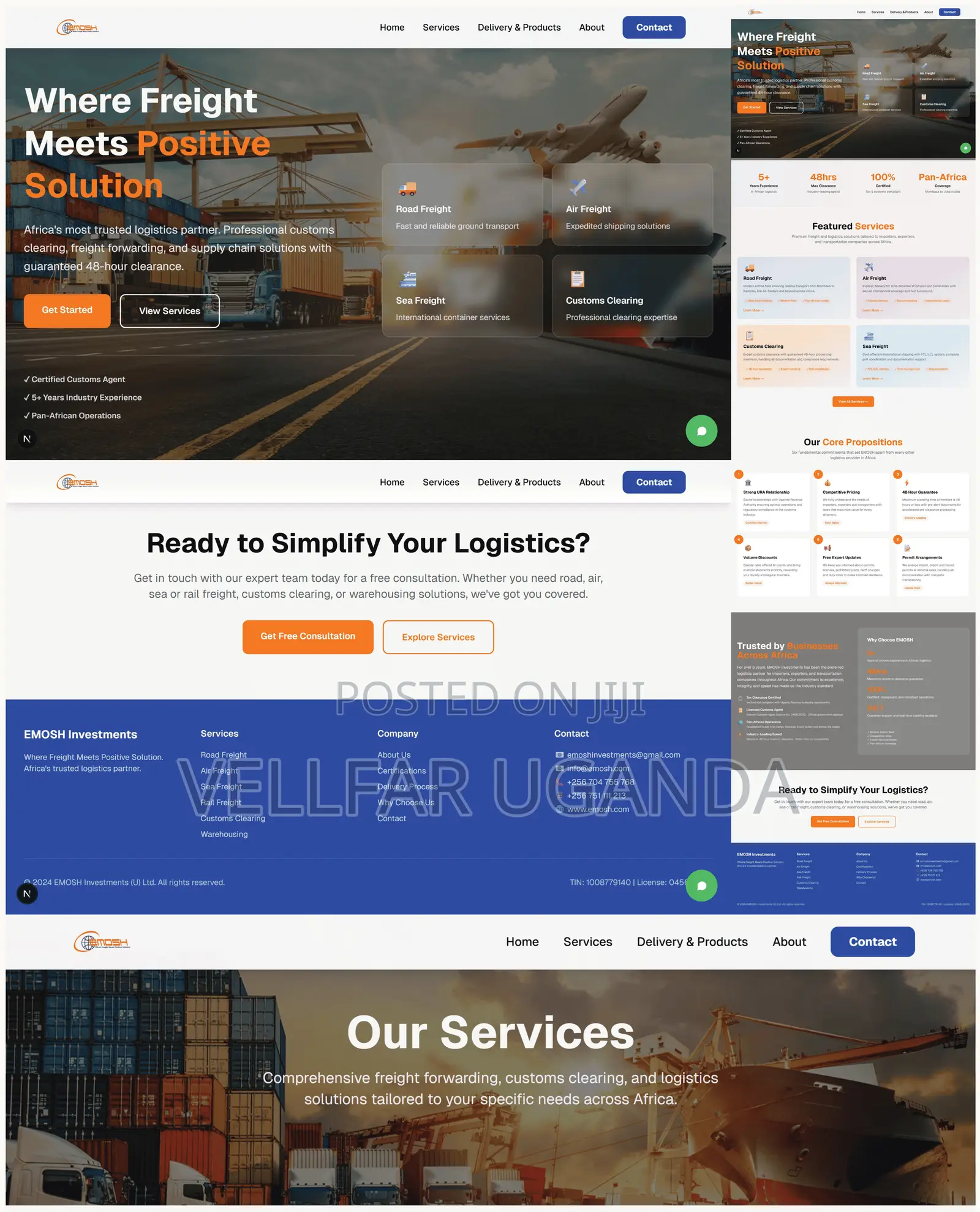 Modern 5 Page Company Website Design Services