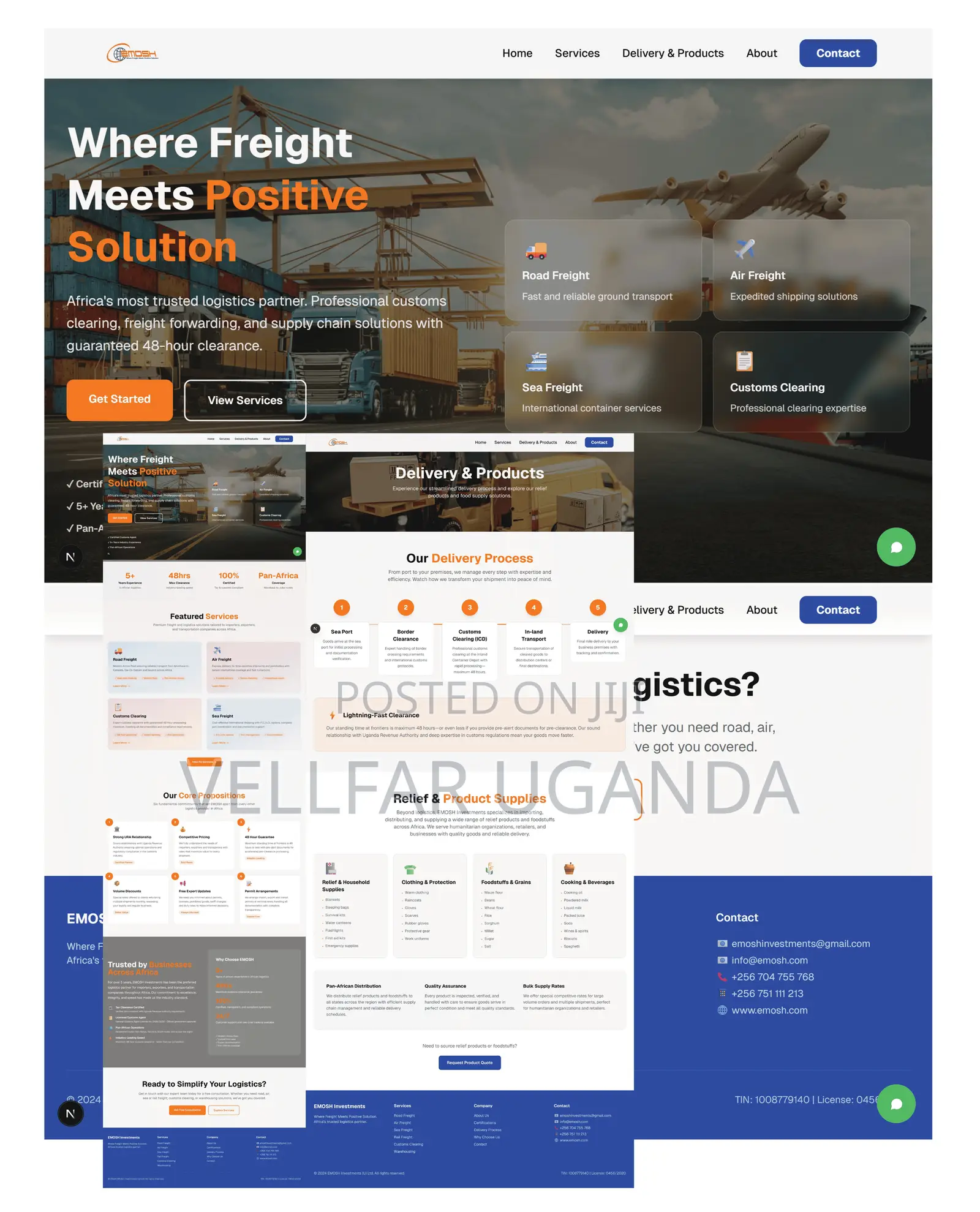Professional Business Website Design in Uganda