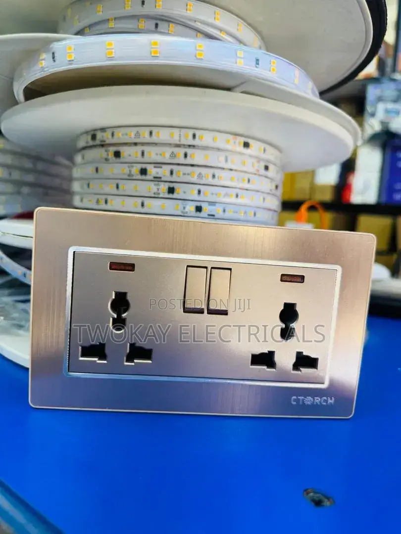 Gold Double Socket