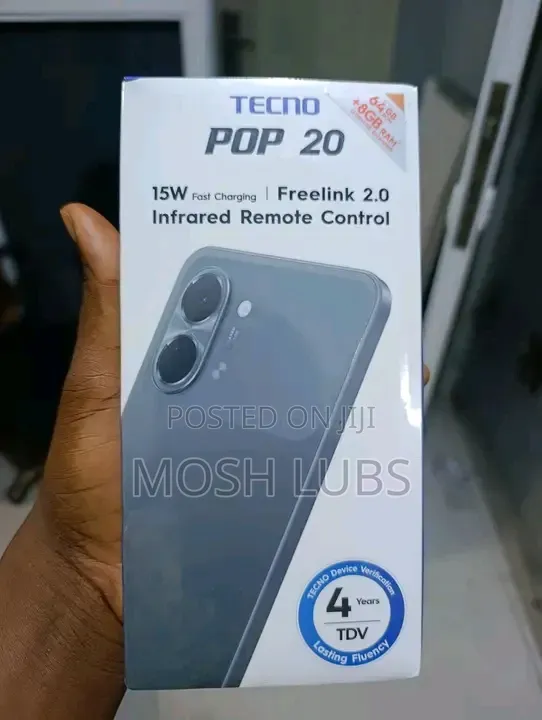 New Tecno Pop 20 128 GB Black