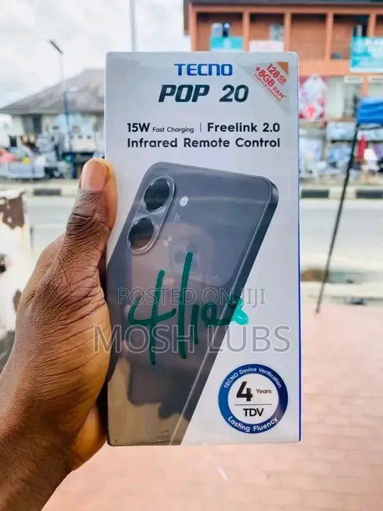 New Tecno Pop 20 128 GB Silver