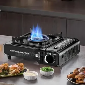 Black Portable Gas Stove