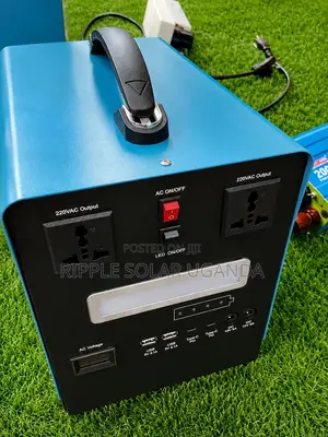 500w Portable Solar Generator Power Station Backup Inverter