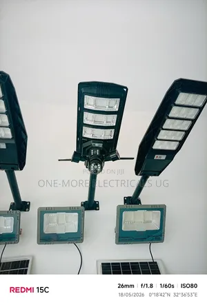 Solar Camera With Lights and Solar Panel on Top