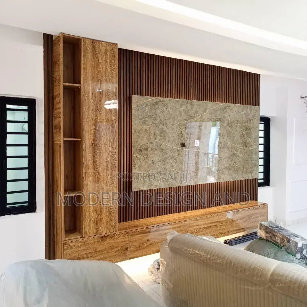 Marbled Tv Unit in Livingroom Kiira