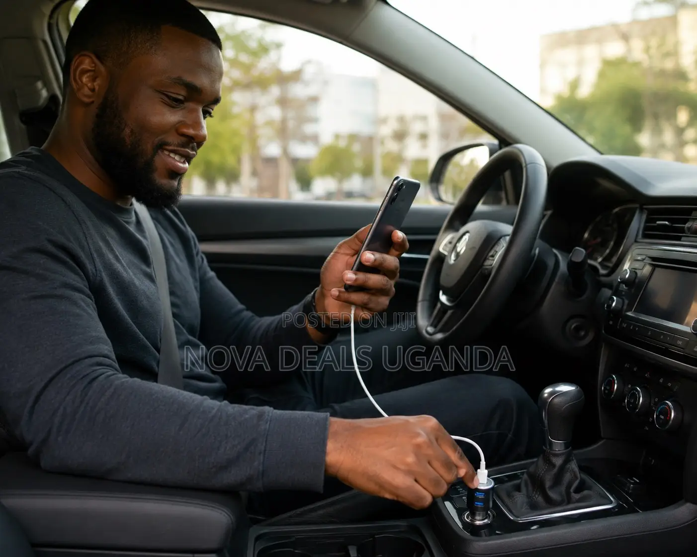 Al Deepo Ad-c23 Fast Car Charger – Dual Port Fast Charging Adapter