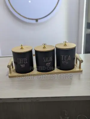 3 Set Tea Spice Storage /Sugar Bowl