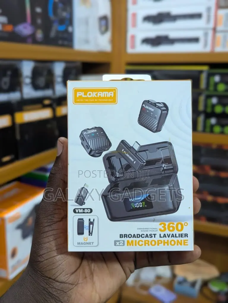 Plokama Vm80 Wireless Lavalier Microphone Set