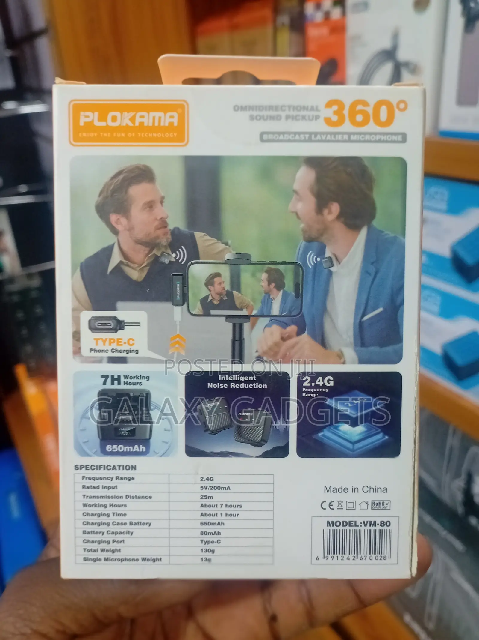 Plokama Vm80 Wireless Lavalier Microphone Set