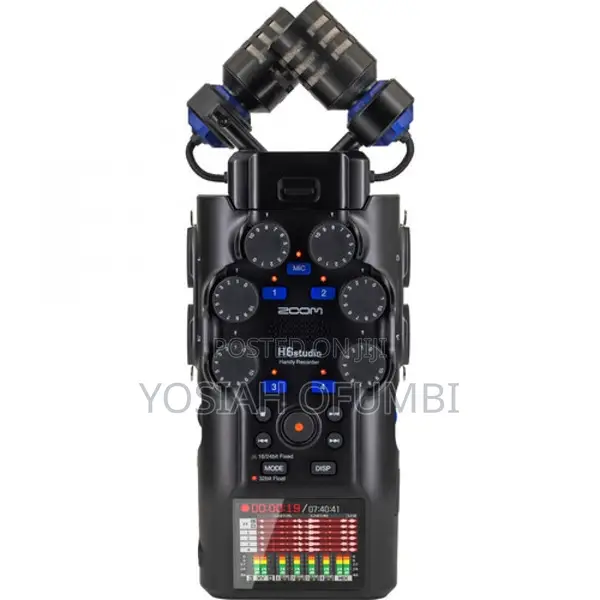 Zoom H6studio 6-Track Handy Recorder With 32-Bit Float Recording