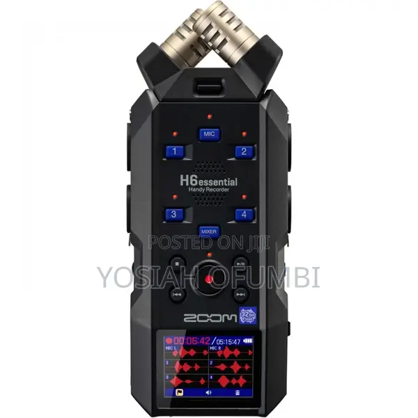Zoom H6essential 6-Track 32-Bit Float Portable Audio Recorder