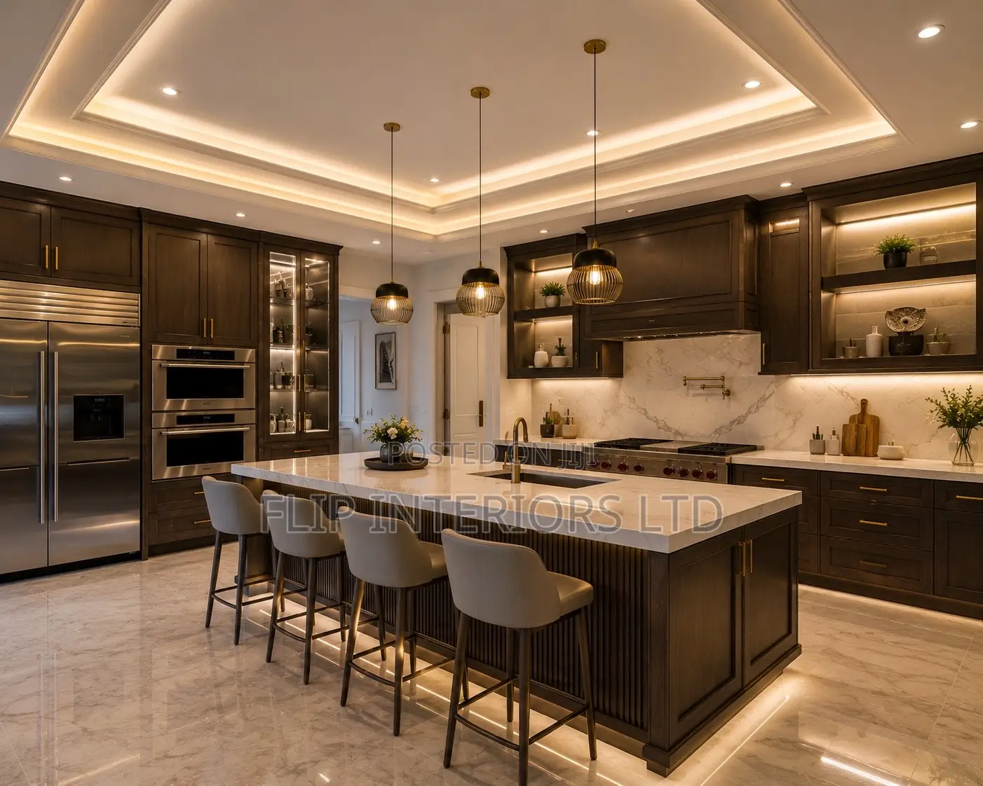 Luxury Modern Kitchen Island Ceiling Lighting Solutions