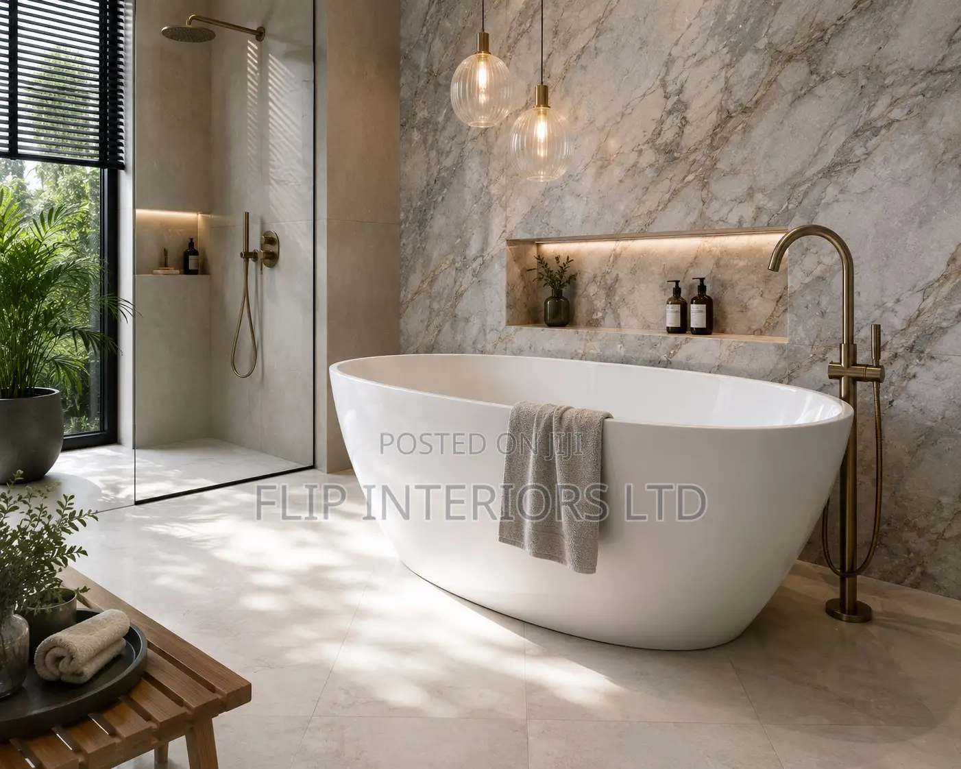 Luxury Contemporary Bathroom Marble Vanity Finishing Solutions