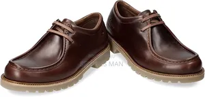 Men's Moc-Toe Lace-Up Shoe With Lug Sole All Sizes