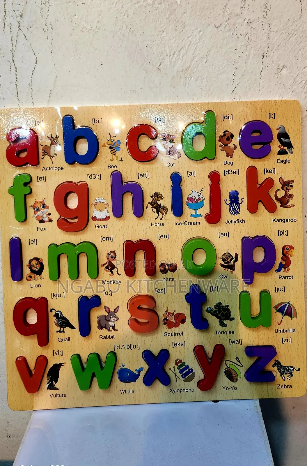 Educational Puzzle Board.