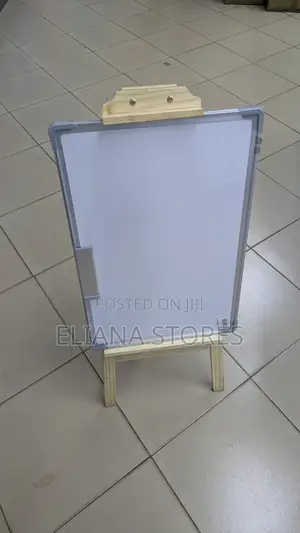 Magnetic Whiteboard With Easel Wooden Stand