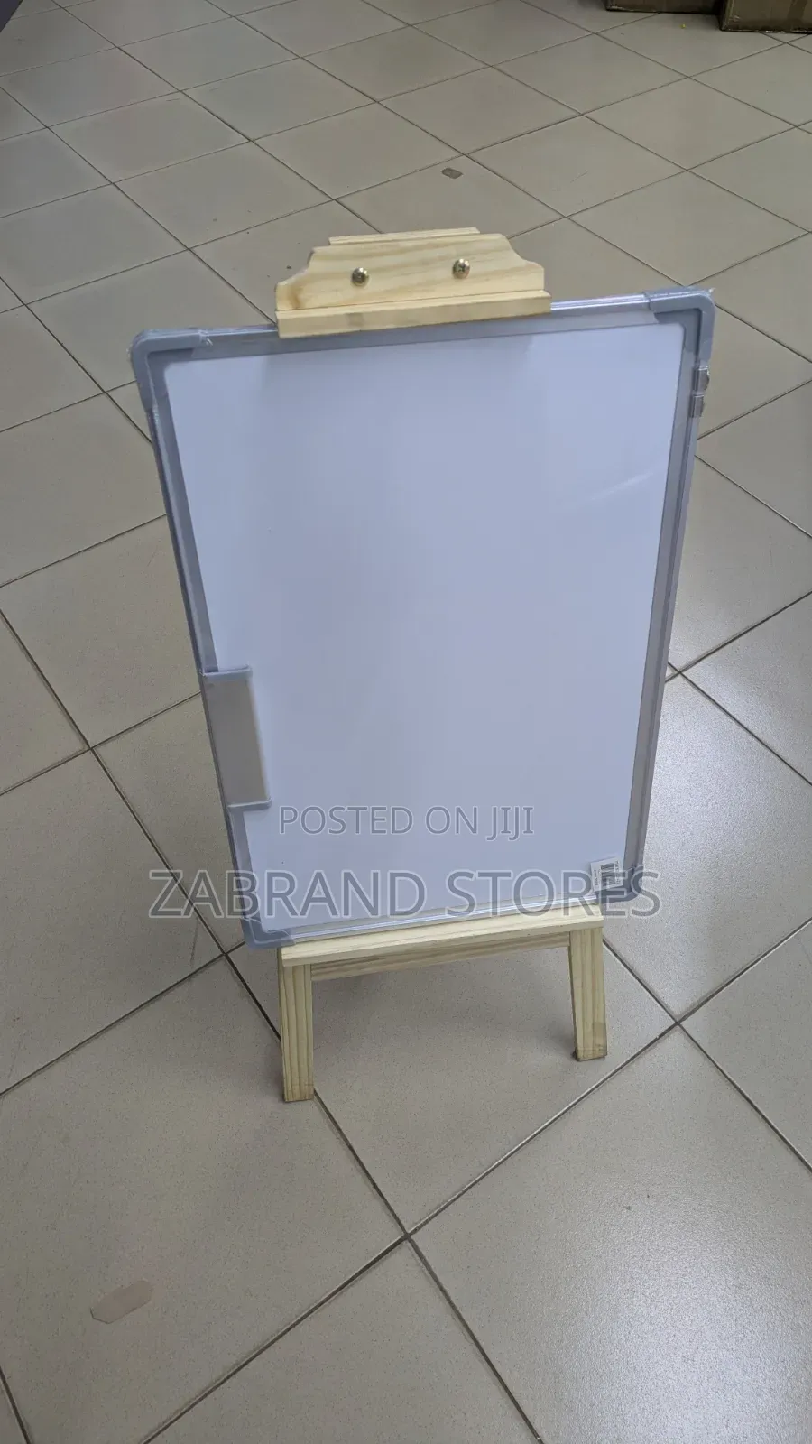 Magnetic Whiteboard With Easel Wooden Stand