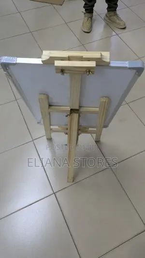 Magnetic Whiteboard With Easel Wooden Stand