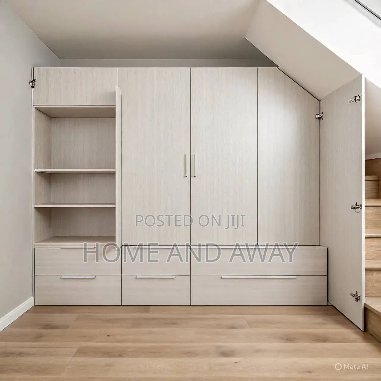 Under Stairs Wardrobes Closets Cabinets From 1,000,000/- Per Meter