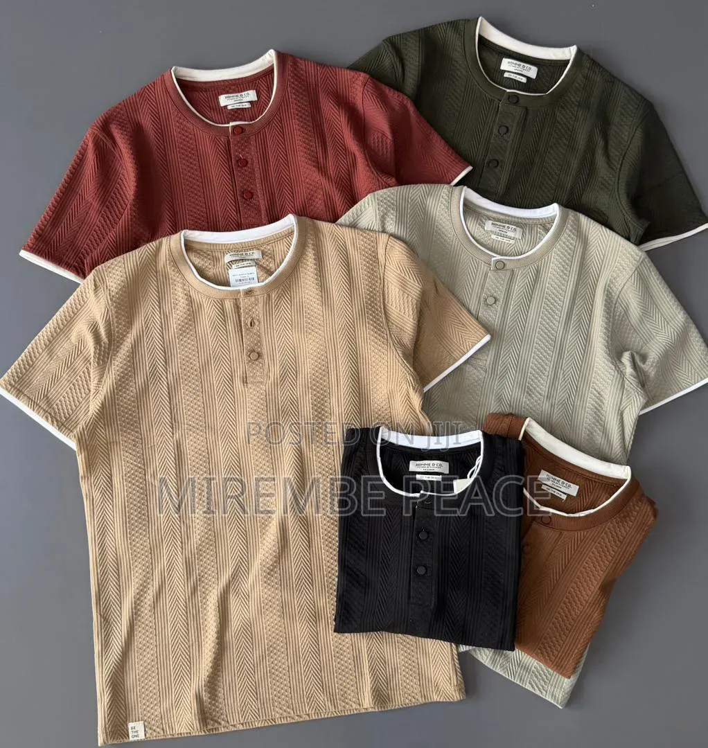 Nice Round Neck With Buttons