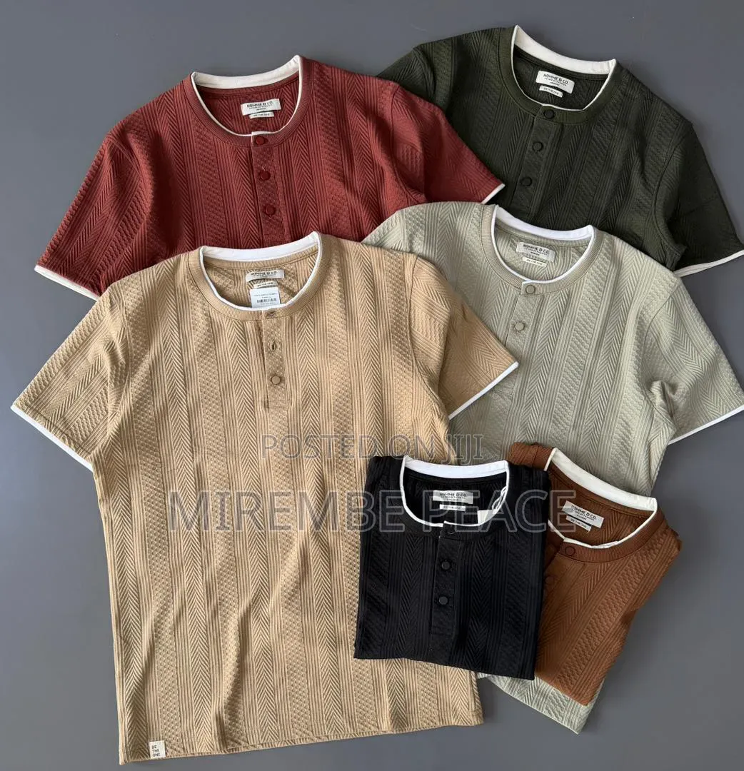 Nice Round Neck With Buttons