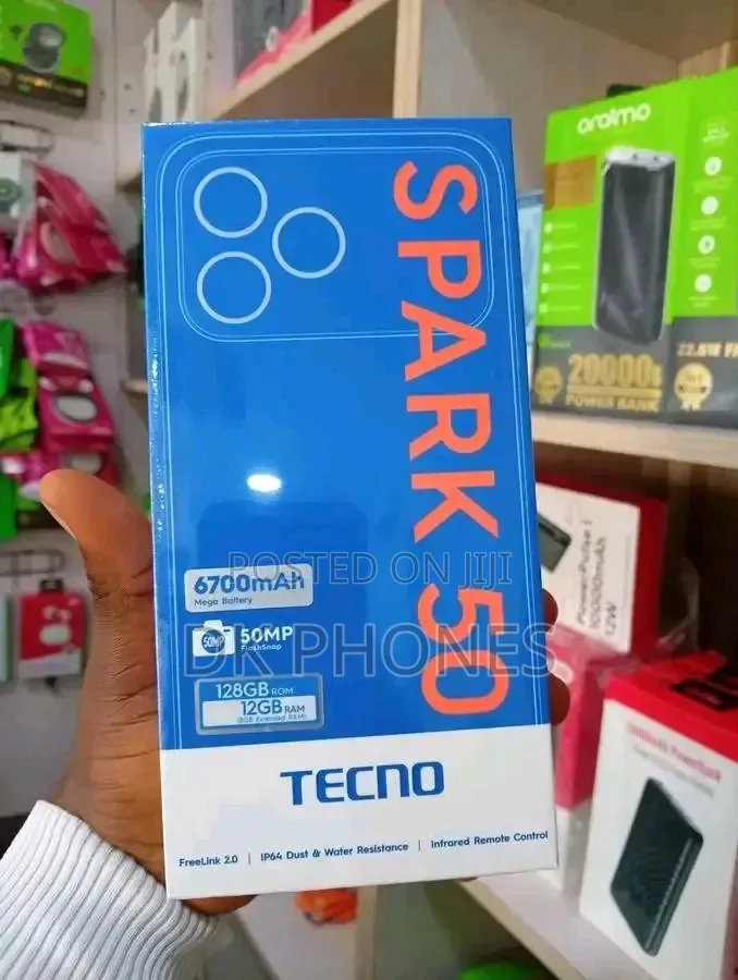 New Tecno Spark 50 128 GB Blue
