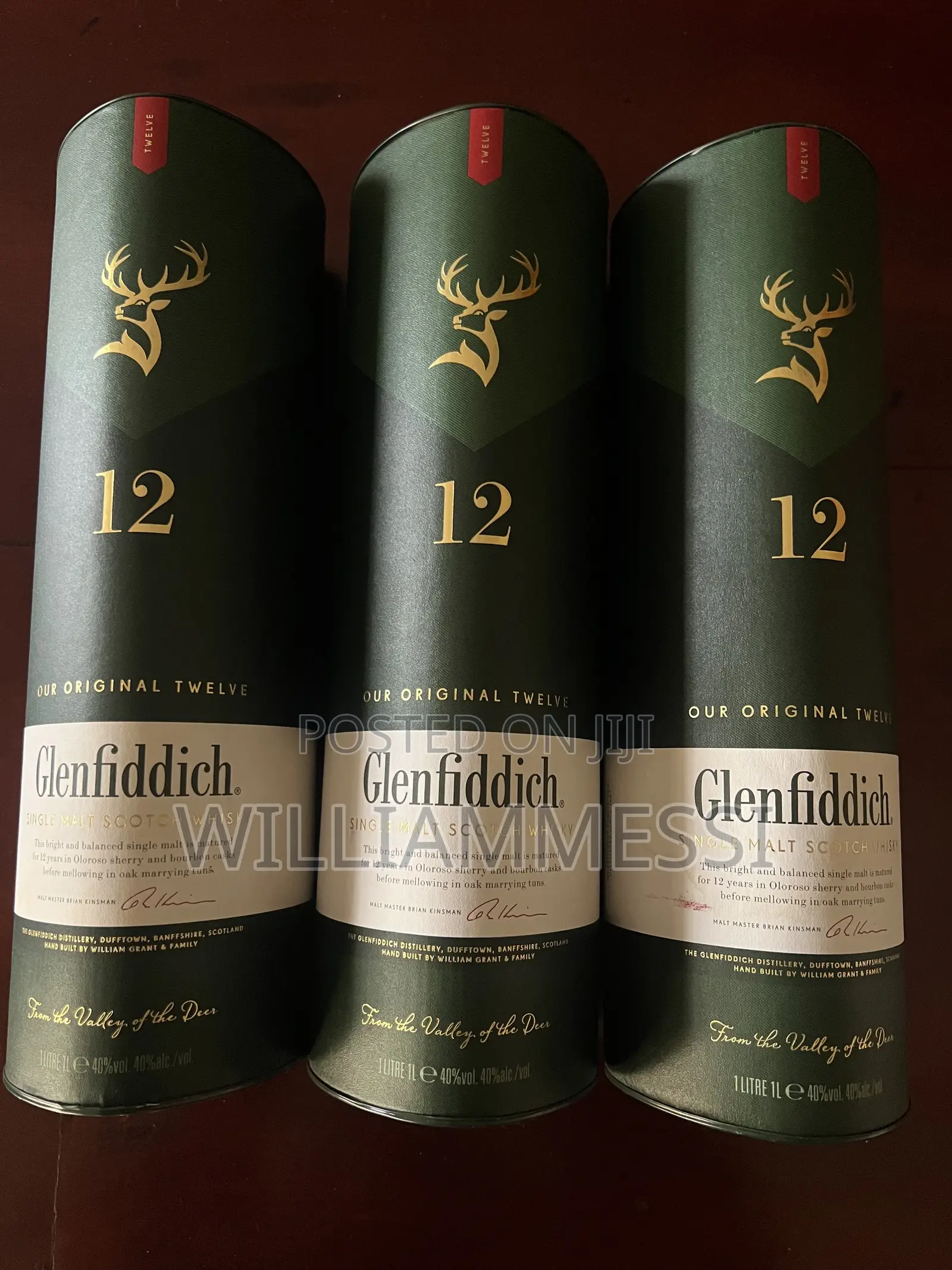 3 Bottles of Glenfiddich 12