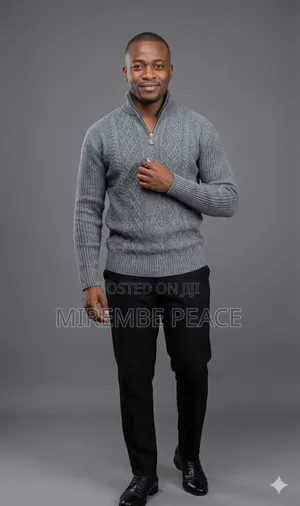High Quality Quarter Zip Gray