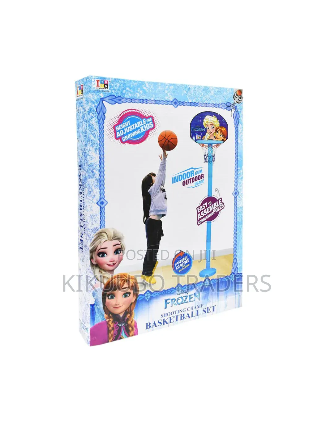 Disney Frozen Adjustable Shooting Basket Ball Game Set for Kids
