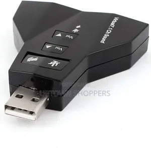 Usb 2.1 Channel Audio Sound Card Adapter for Microphone Headphone