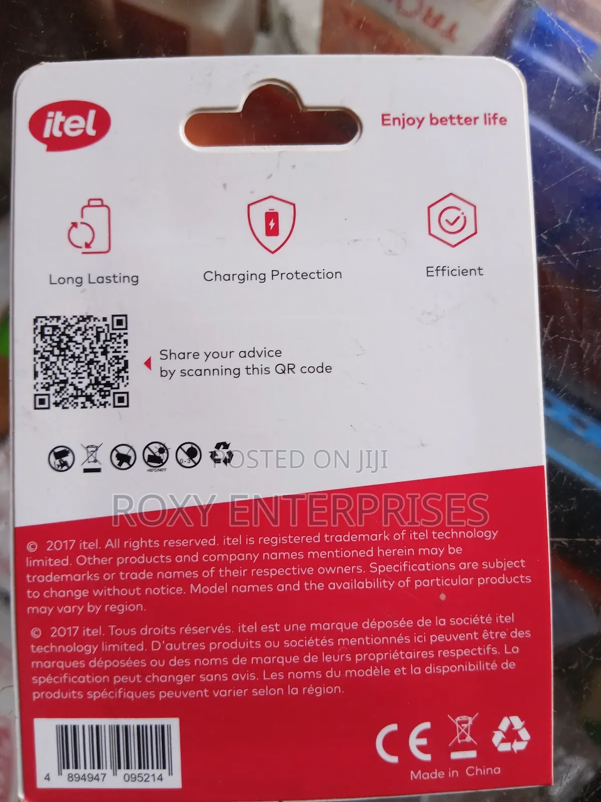 Original Itel Battery Bl-5c