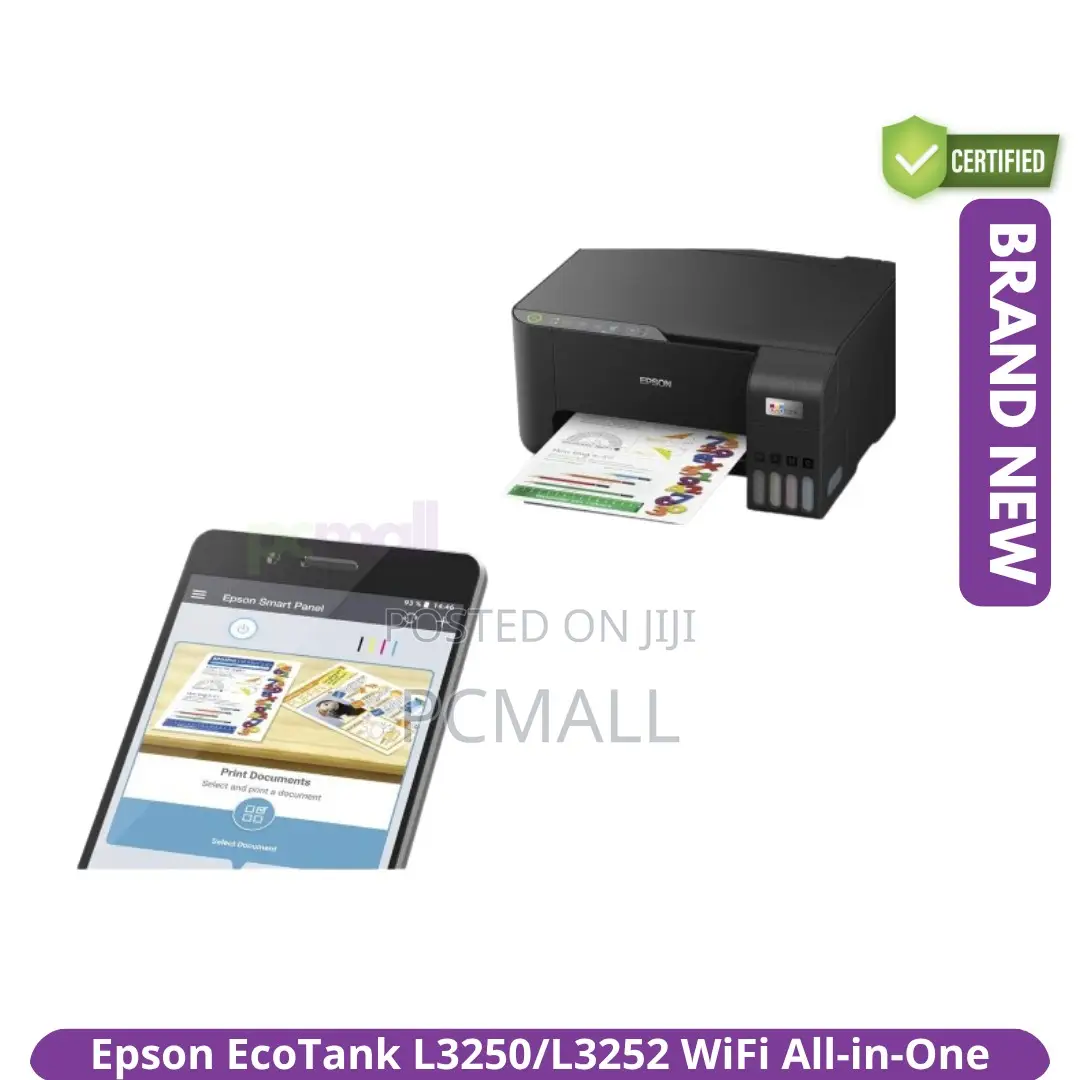 Epson Ecotank L3250/L3252 Wifi All-in-One Printer