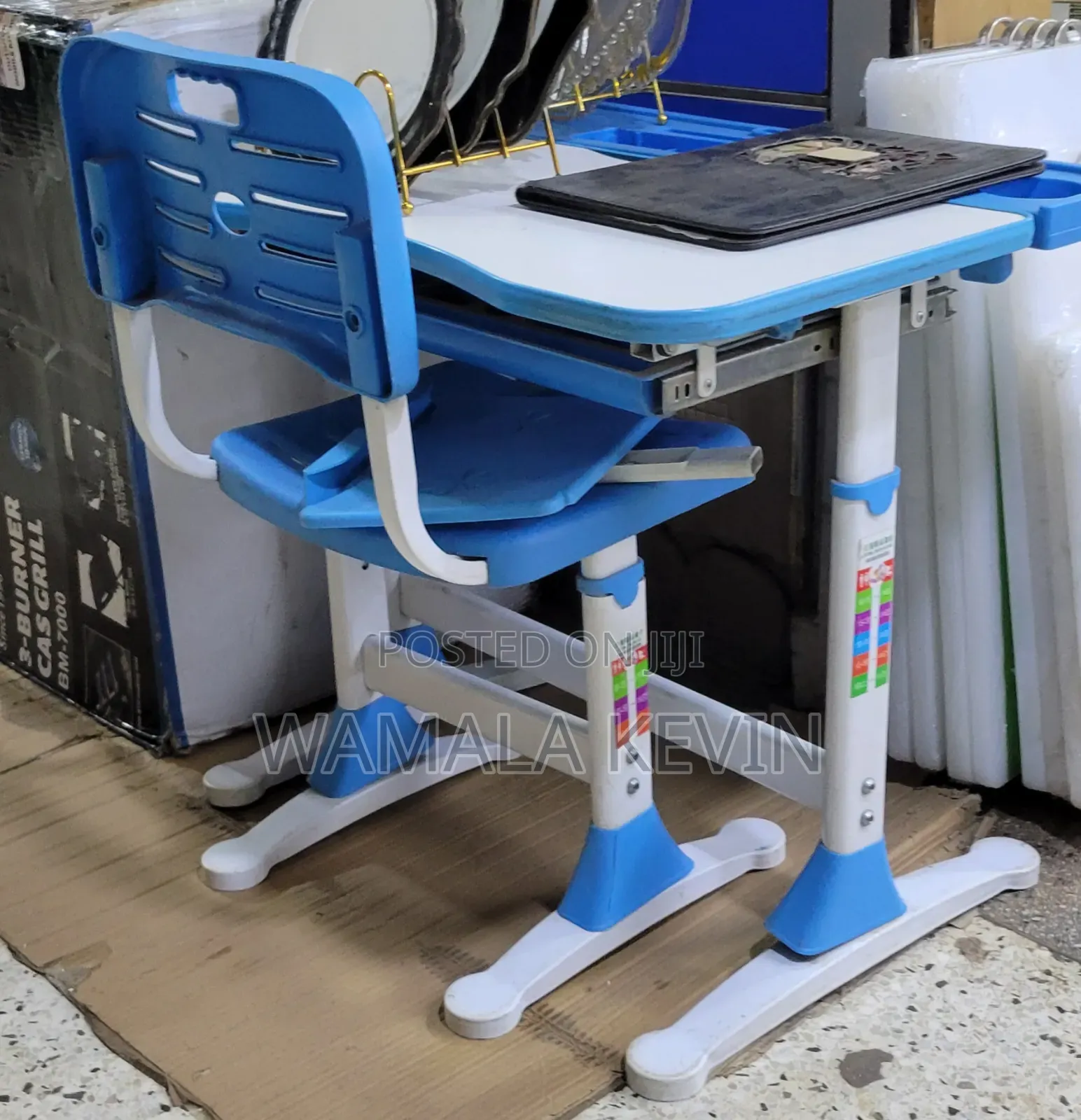 Adjustable Desk and Chair Set