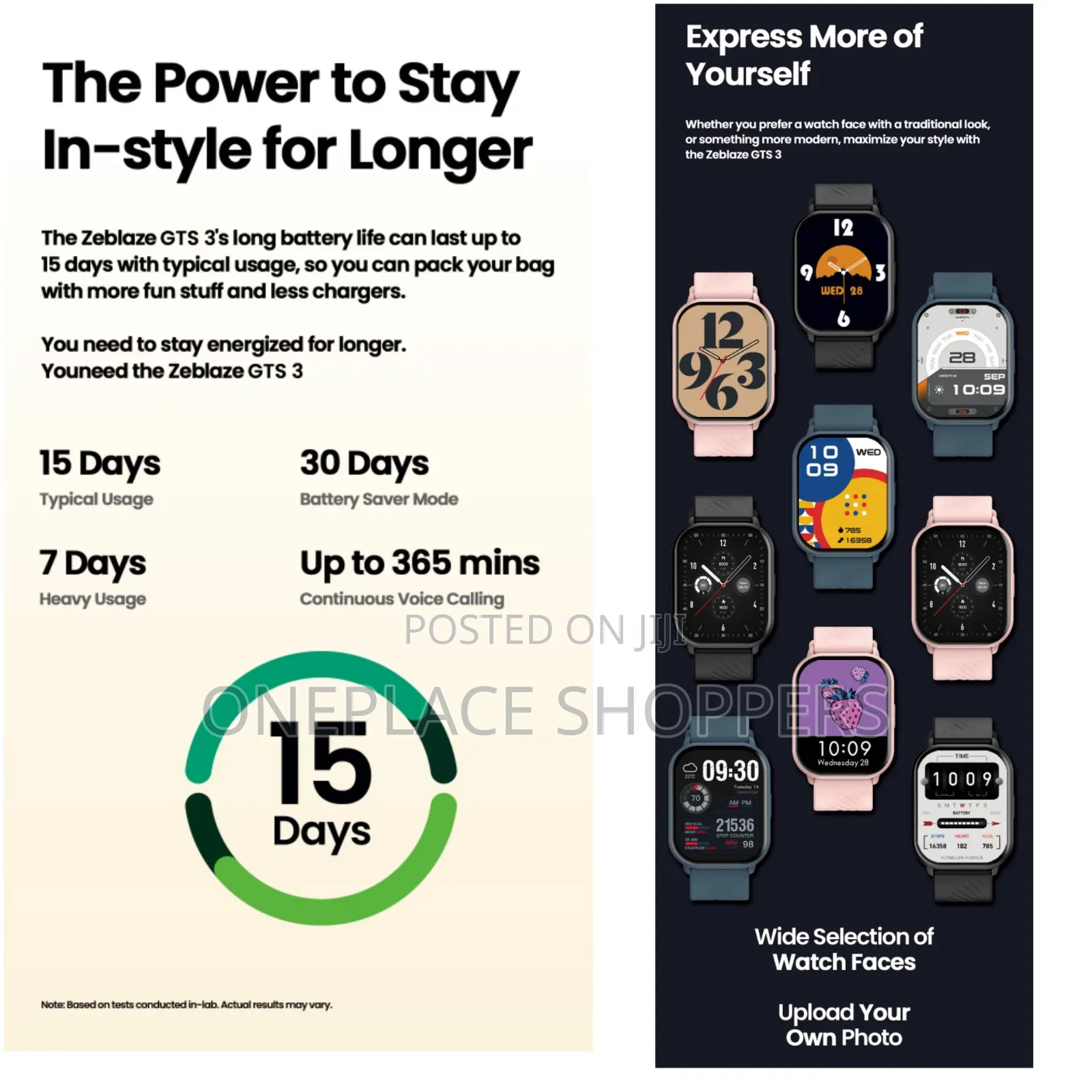GTS 3 Voice Calling Smart Watch Ultra-Big 2.03'' Hd Screen