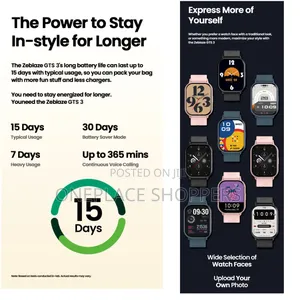 GTS 3 Voice Calling Smart Watch Ultra-Big 2.03'' Hd Screen