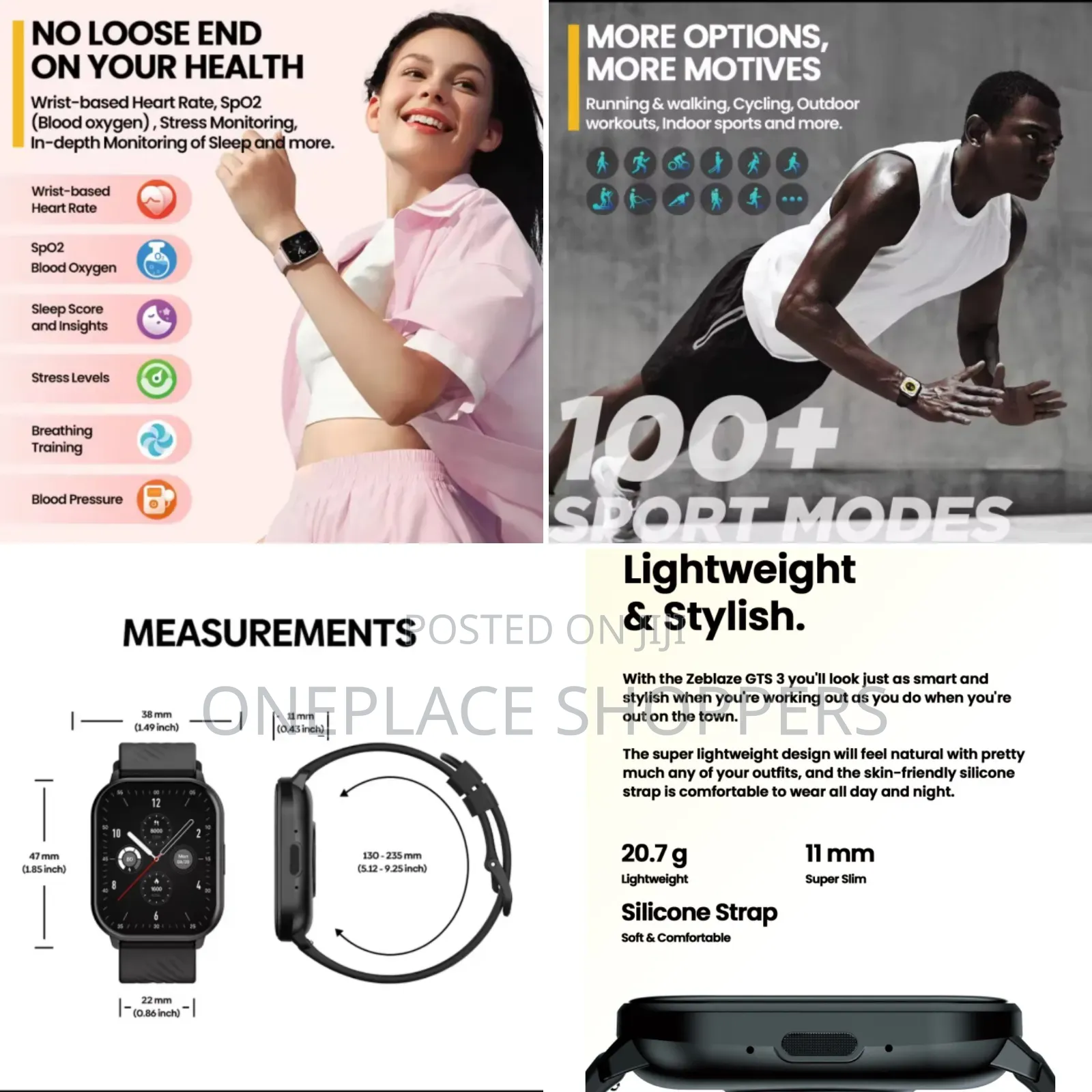 GTS 3 Voice Calling Smart Watch Ultra-Big 2.03'' Hd Screen