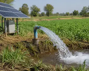 2200w Solar Borehole Pump 190m Head Deep Well Kampala