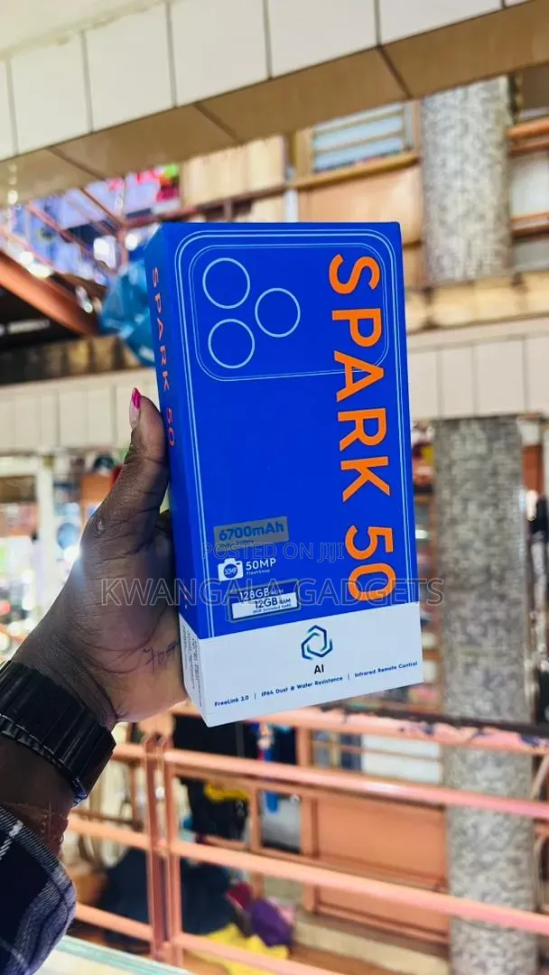 New Tecno Spark 50 128 GB Blue