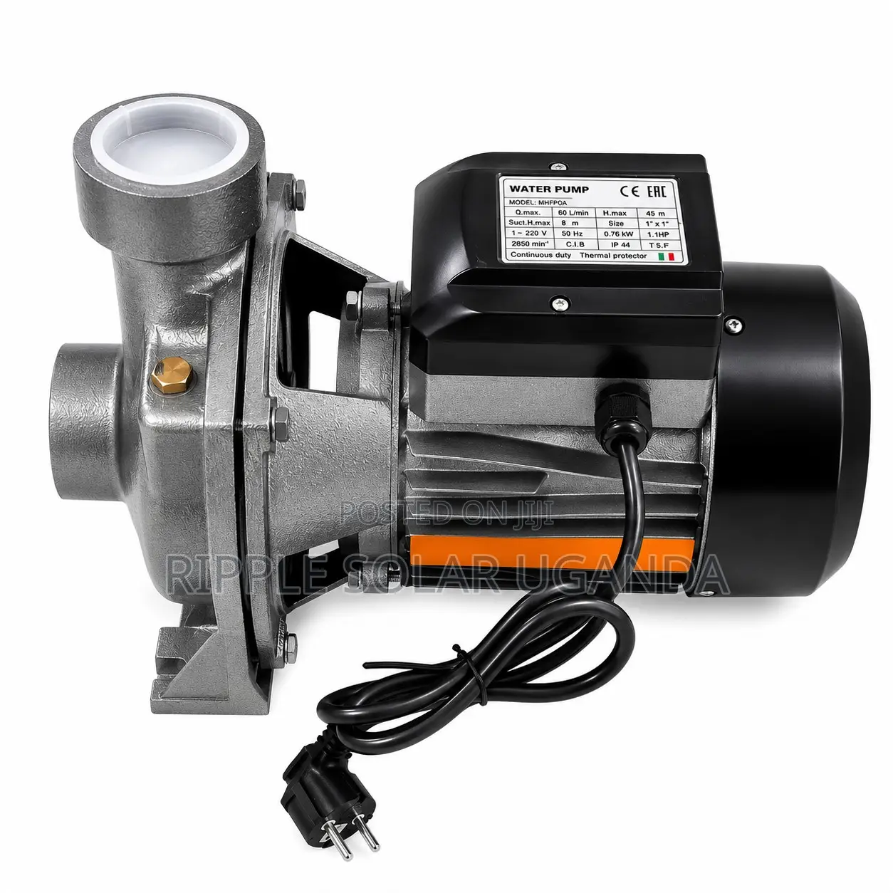 3hp Ac Surface Water Pump 16.5m Head 3 Inch High Flow Kampala