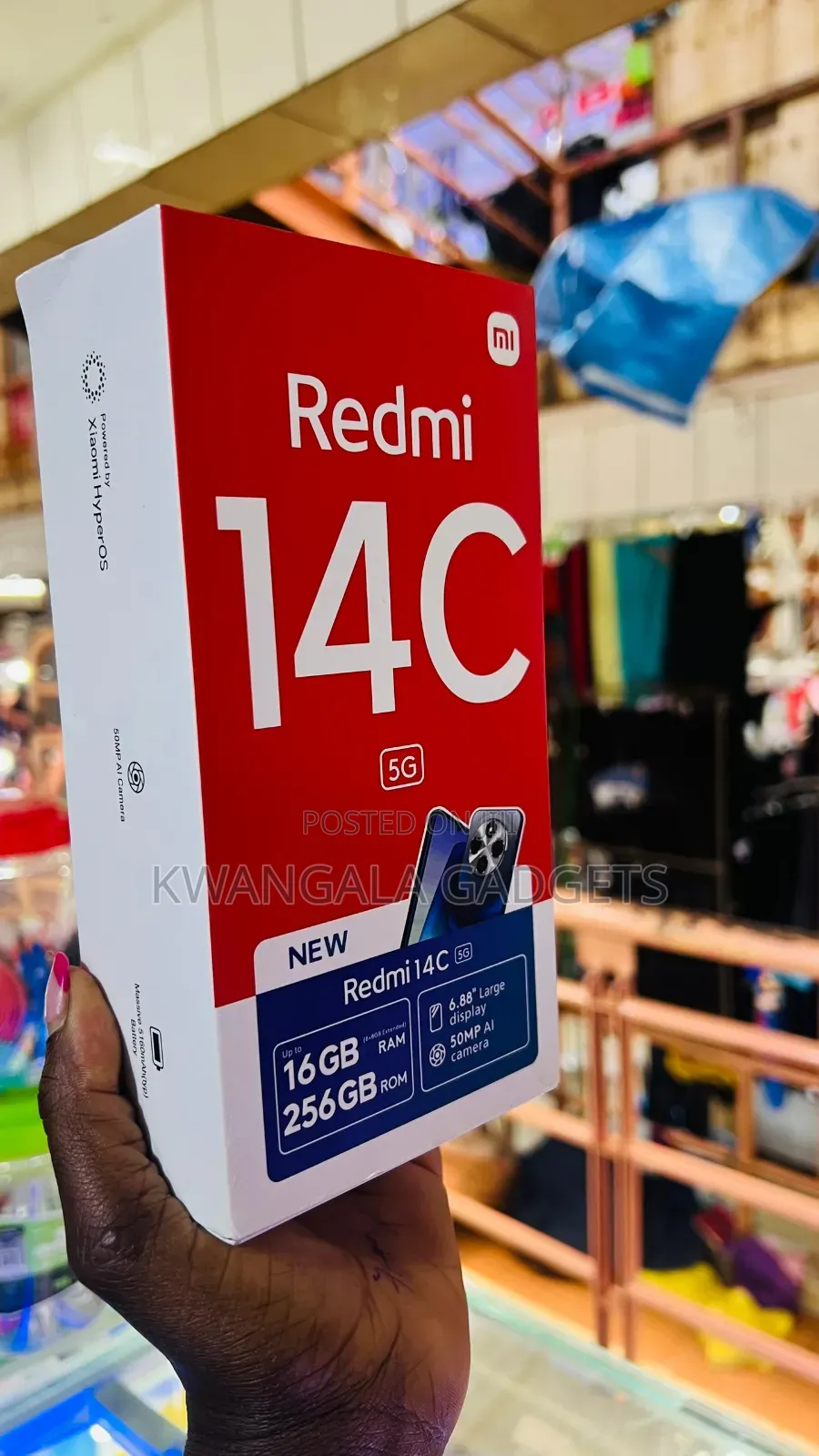 New Xiaomi Redmi 14C 256 GB Black