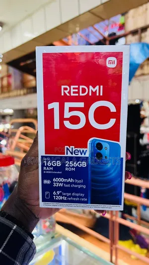 New Xiaomi Redmi 15C 4G 256 GB Black