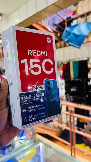 New Xiaomi Redmi 15C 4G 256 GB Black
