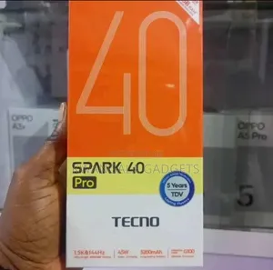 New Tecno Spark 40 Pro 256 GB Black