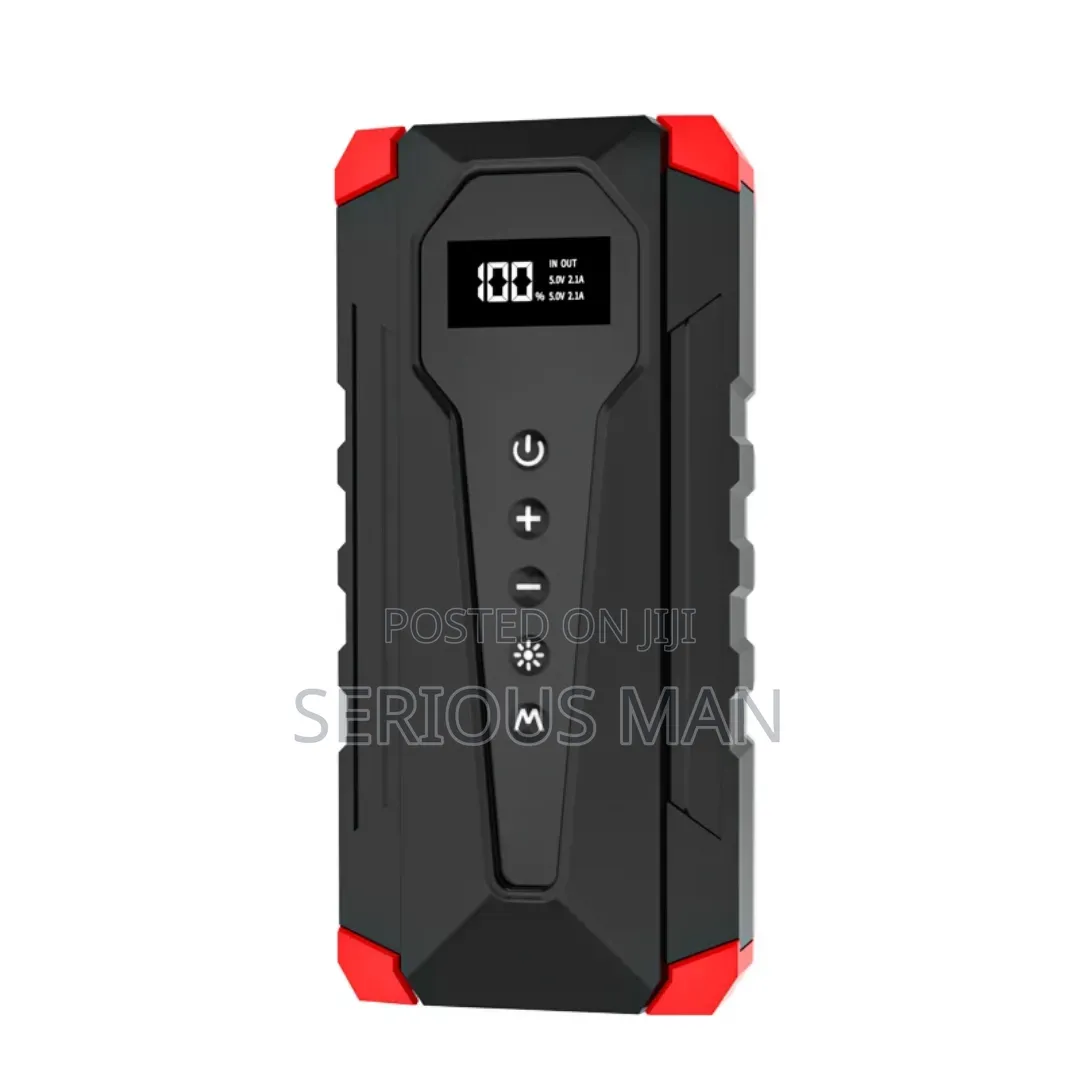 Portable Car Jump Starter Kit - Black