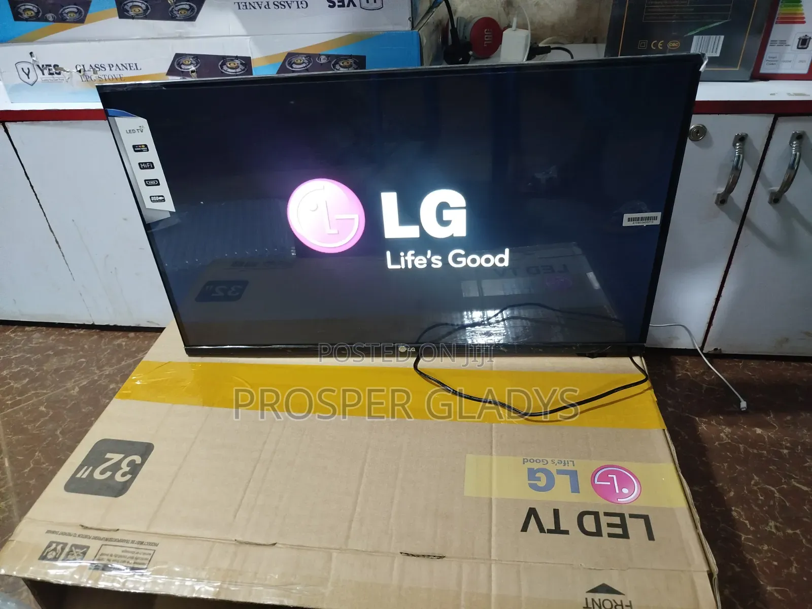 32 inches Lg Digital Flat Screen Flameless.