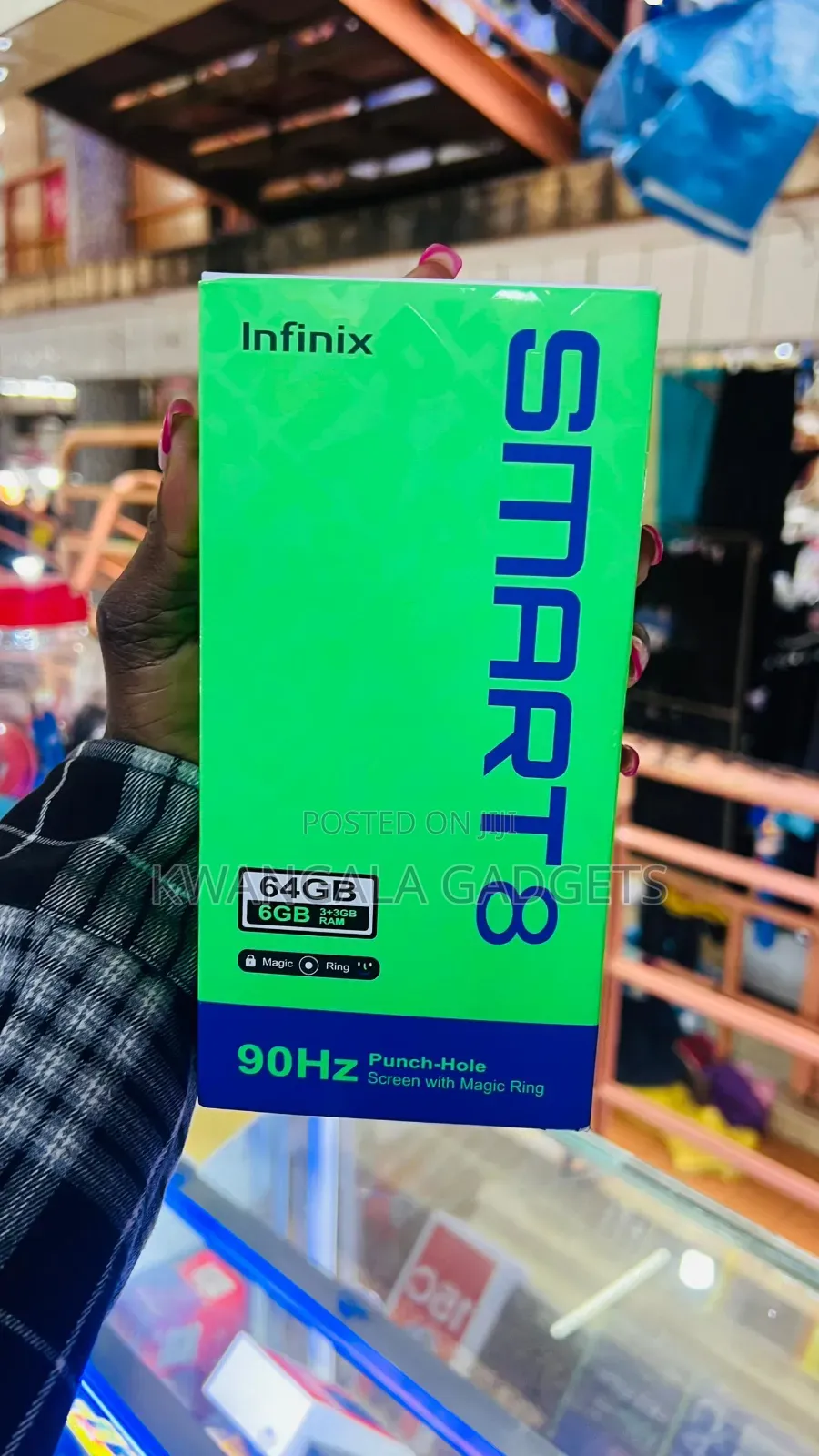 New Infinix Smart 8 128 GB Black
