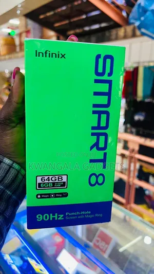 New Infinix Smart 8 128 GB Black