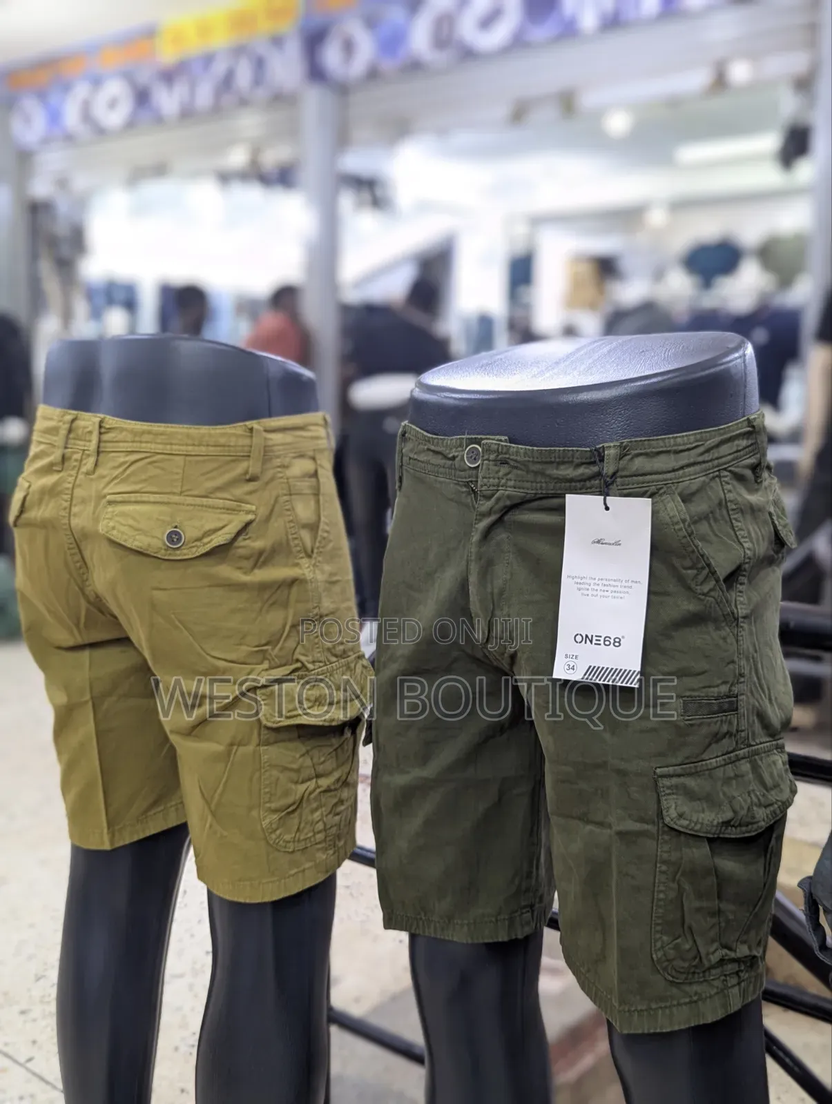 Pure Cotton Short Cargo Pants Size 30 to 40